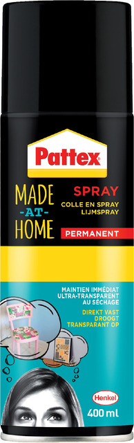 Spray glue Pattex hobby spray can permanent 400ml