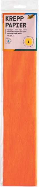 Crêpepapier Folia 250x50cm nr109 feloranj