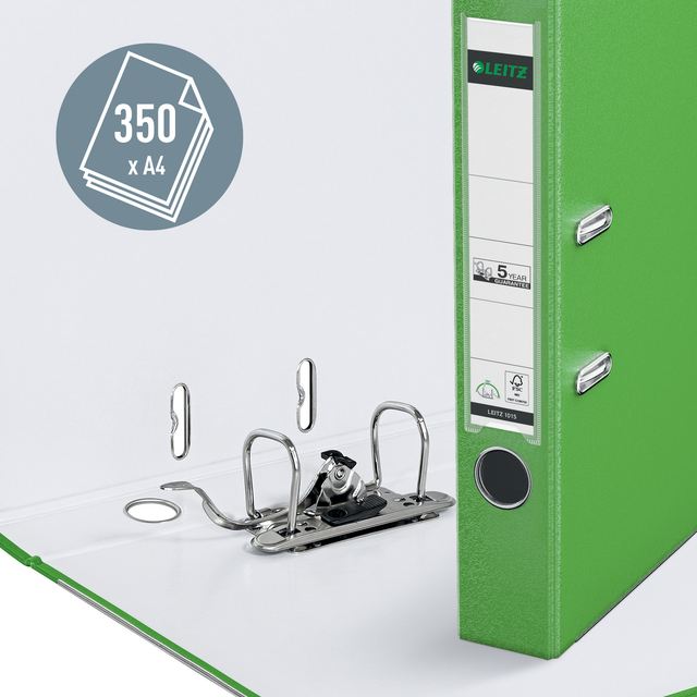 Lever Arch File Leitz  52mm PP A4 light green