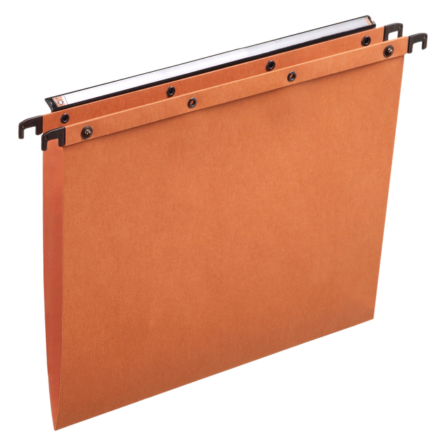 Elba Ultimate A4 Suspension File Azo V Base; Box Of 25; A4 Kraft Orange