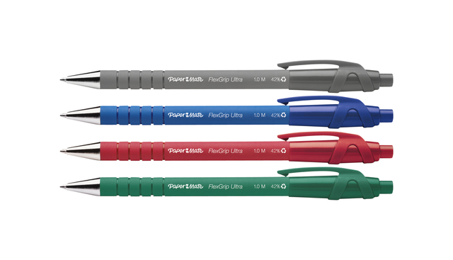 Balpen Paper Mate Flexgrip Ultra medium zwart
