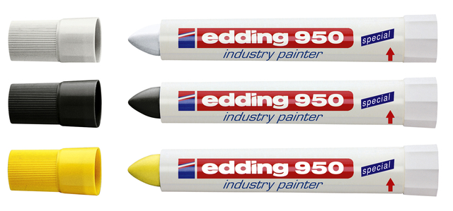 edding 950 industry painter white