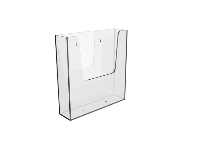 Brochure holder OPUS A5 Wall Mounted Clear