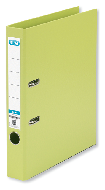 ELBA Lever Arch File Rado "smart Pro+", exchangeable spine label,    A4 Spine 50 mm 2 Rings PP/PP Green
