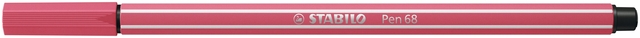 Viltstift STABILO Pen 68/49 medium aardbeienrood