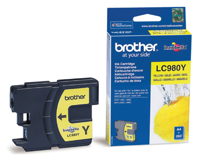 Brother Inkjet Cartridge Yellow LC980Y