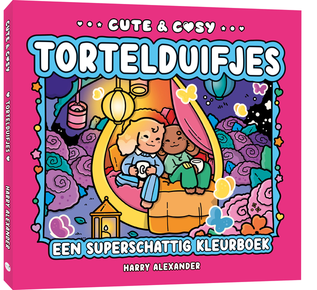 Kleurboek MUS Cute & Cosy Tortelduifjes