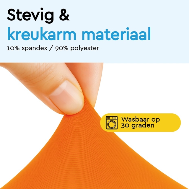 Tafelrok BRASQ voor statafel 80cm oranje