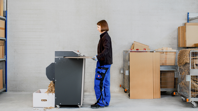 Verpakkingschipmachine HSM ProfiPack ecoChip