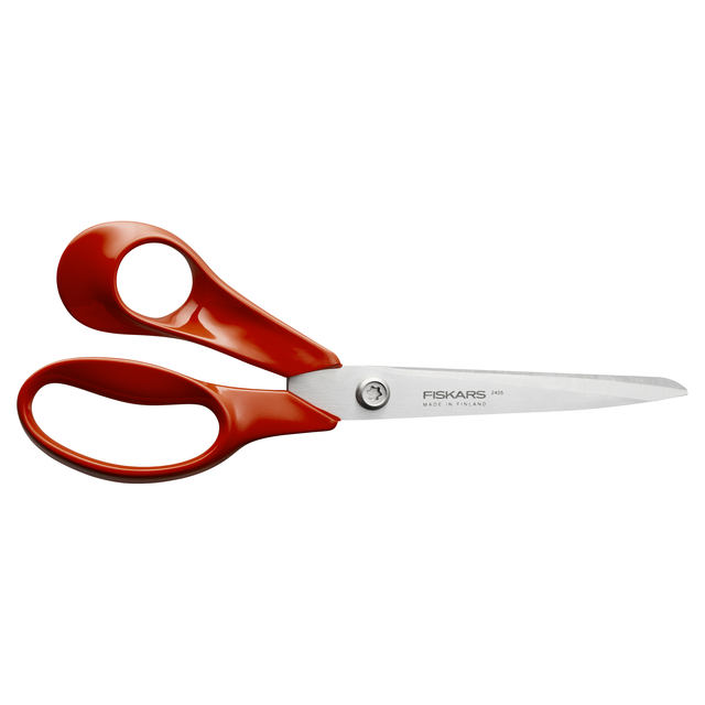 Schaar Fiskars Classic universeel 21cm links rood