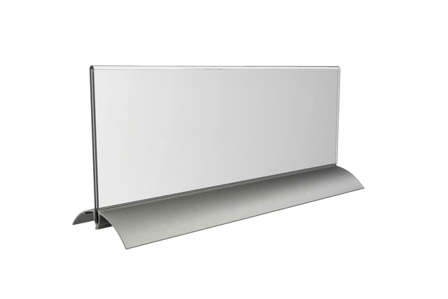 Table Place Name Holder OPUS 2 105x297mm Acrylic/Aluminium