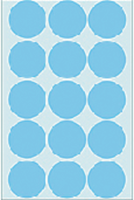 Etiket HERMA 2273 rond 32mm blauw 480 stuks