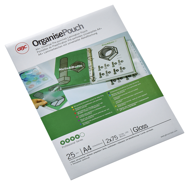 GBC Organise Laminating Pouches