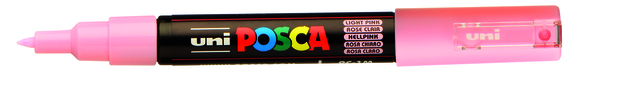Paint marker Posca PC1MC extra fine light pink