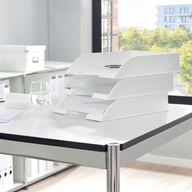 Brievenbak Leitz Plus standaard A4 wit