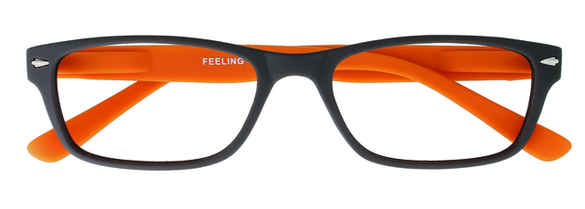 Leesbril I Need You +1.00 dpt Feeling bruin-oranje