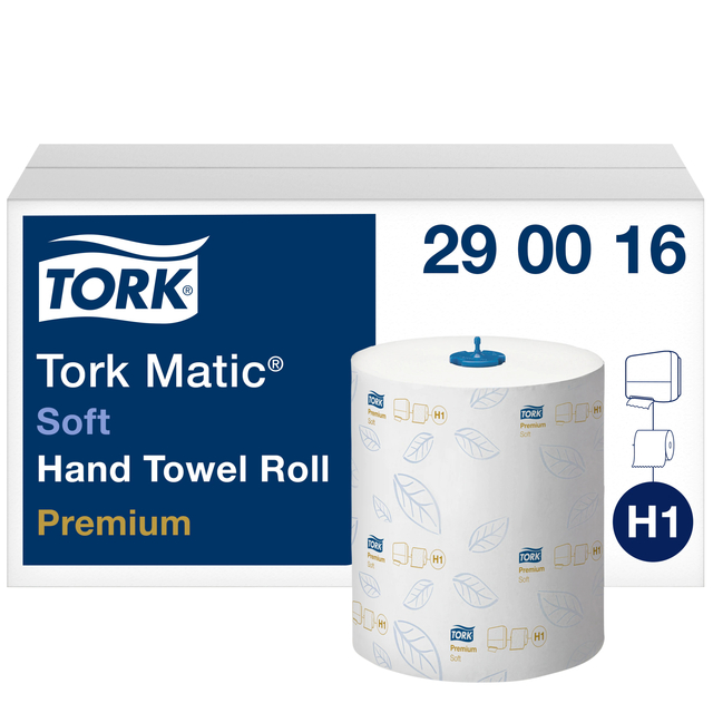 Towel roll Tork Matic H1 Premium 100m 2 ply white 290016