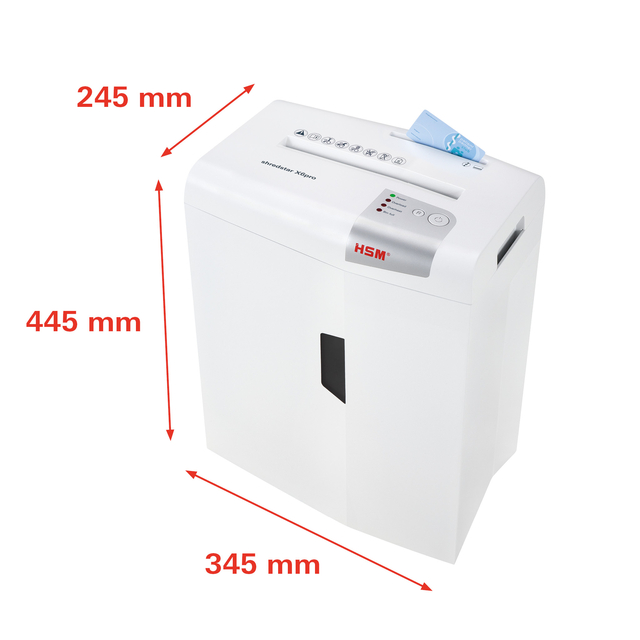 HSM shredstar X6pro document shredder - 2 x 15 mm