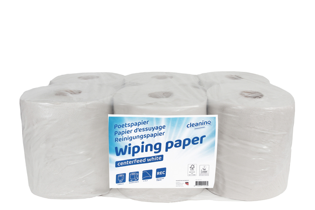 Wiping paper Cleaninq midi 1-layer 19cmx270m white
