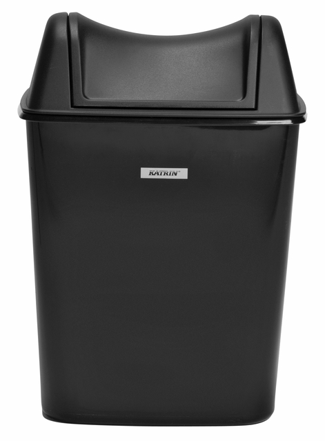 Dameshygiënebak Katrin 8 liter zwart 9222