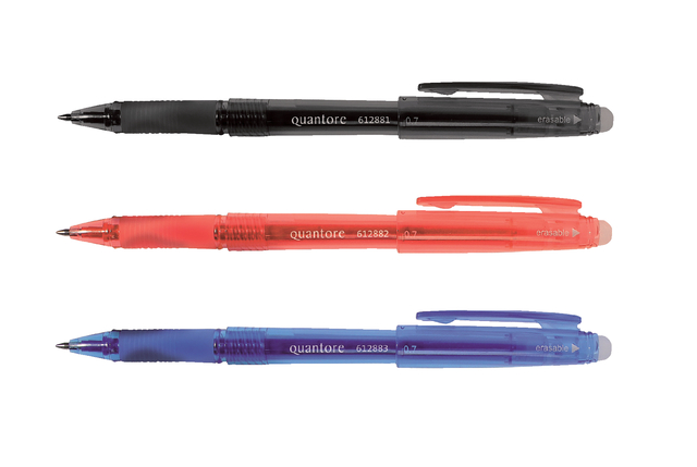 Gel writer Quantore erasable 0.7mm black