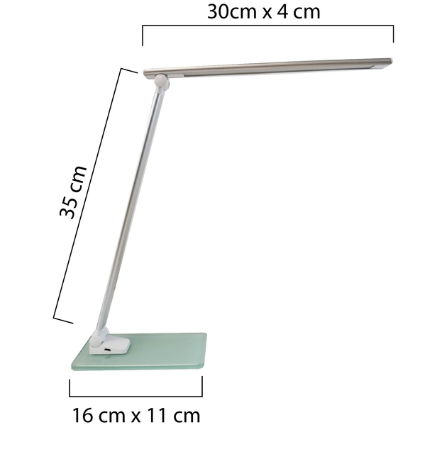 Bureaulamp Unilux Popy led wit