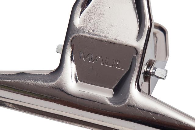 Papierklem MAUL Pro 75mm capaciteit 20mm zilver