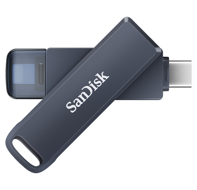 Phone Drive 64GB lightning- USB-C blauw