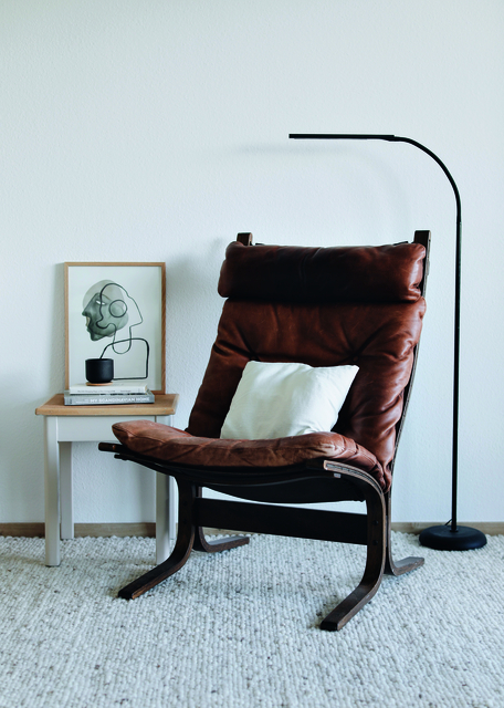 Vloerlamp MAUL Pirro LED dimbaar zwart