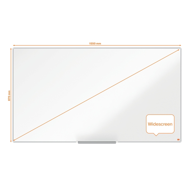 Whiteboard Nobo Impression Pro widescreen 78x155cm emaille