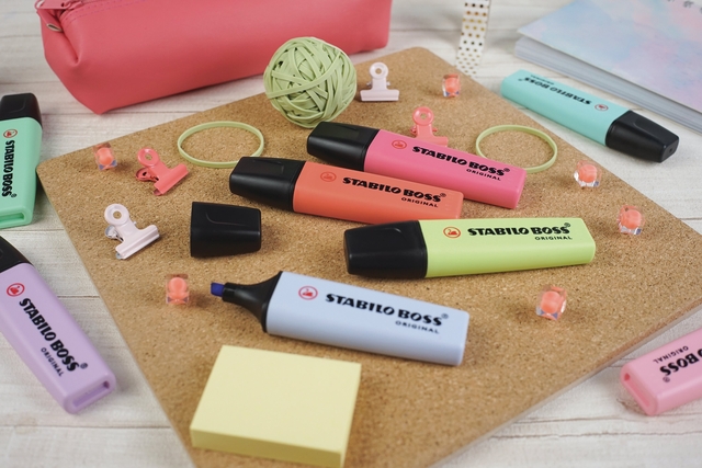 Markeerstift STABILO BOSS Original 70/144 pastel geel