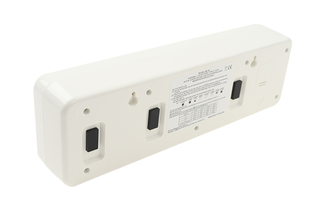 Kalenderklok Twemco BQ-38 wit Nederlands