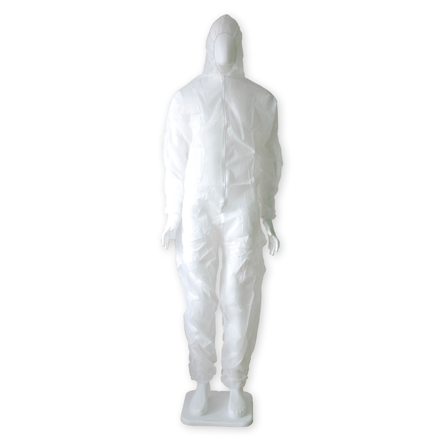 Coverall Hynex non-woven XL wit PP rits