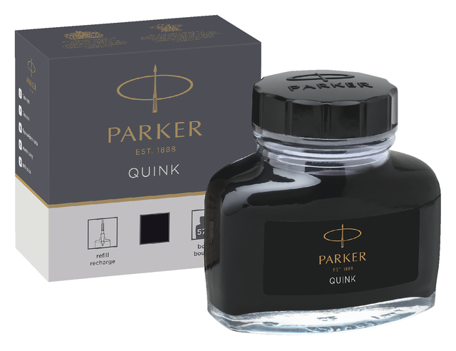 Parker Bottle Ink BLK 57ml 1950375