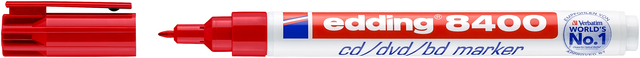 edding 8400 CD/DVD/BD marker red