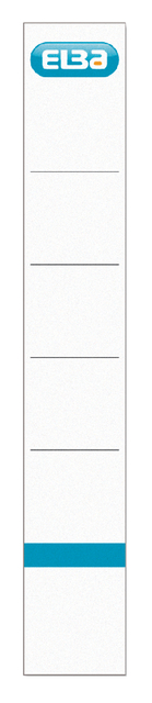 ELBA Spine Label Lever Arch File "smart Pro/Pro+", 5cm, for inserting, white, Pack of 10