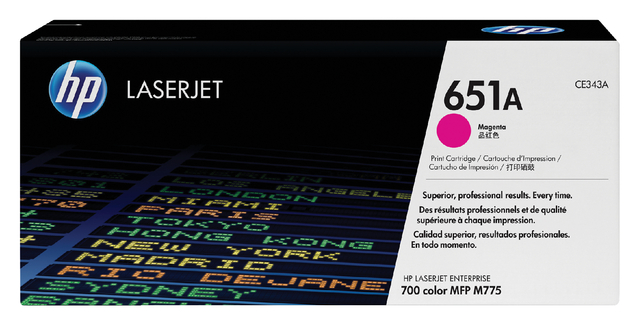HP 651A Toner Cart Magenta CE343A