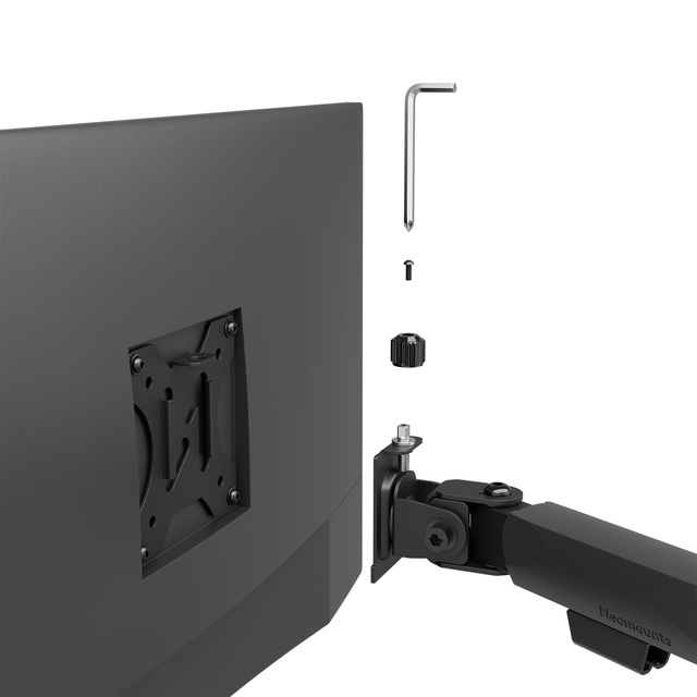 Monitorarm Neomounts NERO 1 scherm DS60 32 inch zwart