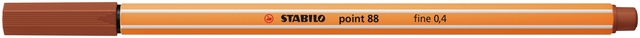 Fineliner STABILO point 88/38 fijn krijtrood