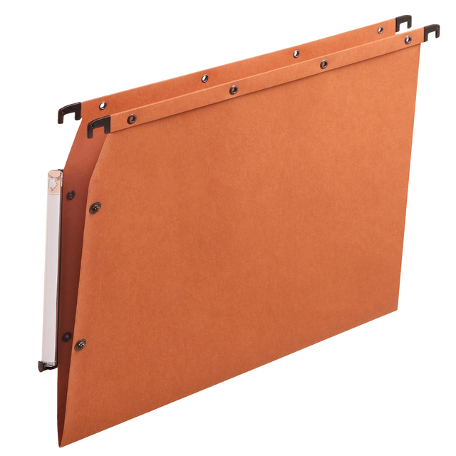 Elba Ultimate Azv Suspension File  V Base; Box Of 25;  Kraft Orange