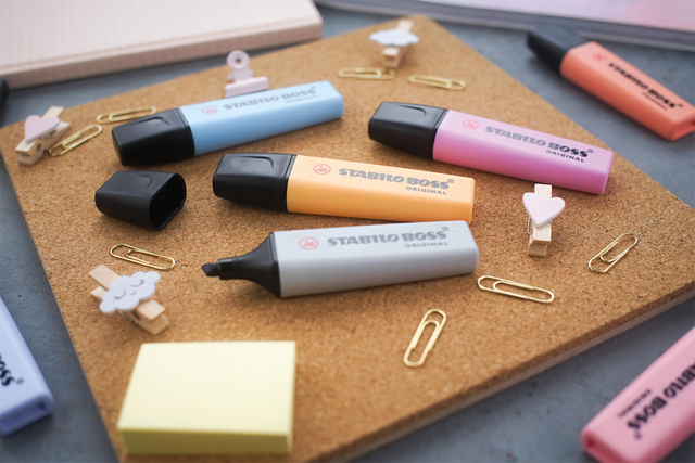 Markeerstift STABILO BOSS Original 70/144 pastel geel