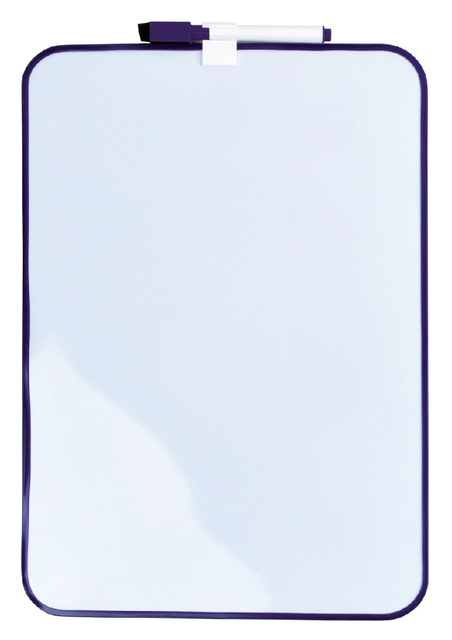Whiteboard Desq 24x34cm + marker purple profile