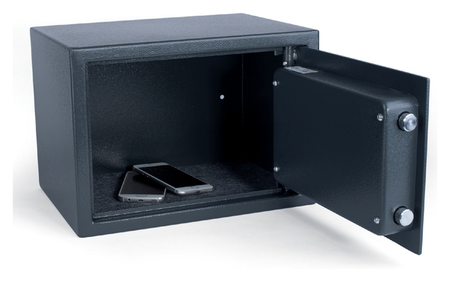 Safe Pavo with star key 350x250x250mm dark gray