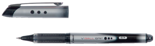 V-Ball Grip 07 - Liquid Ink Rollerball - Black - Medium Tip