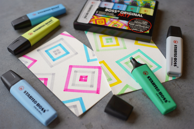 Markeerstift STABILO BOSS Original 70/8 pastel assorti etui à 8 stuk