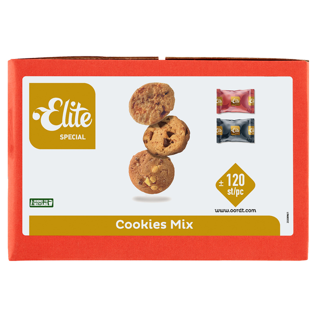 Koekjes Elite cookies mix 120 stuks