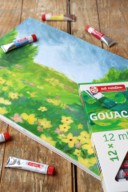 Gouache Talens Art Creation 8 kleuren