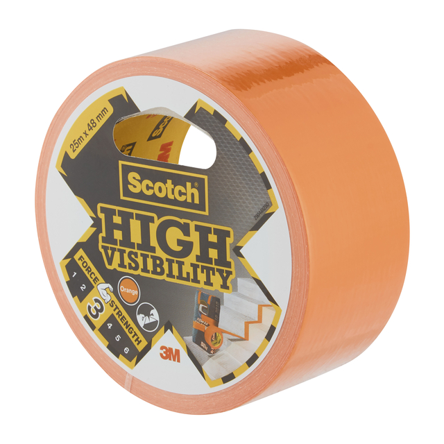 Adhesive tape Scotch high visibility 48mmx25m orange