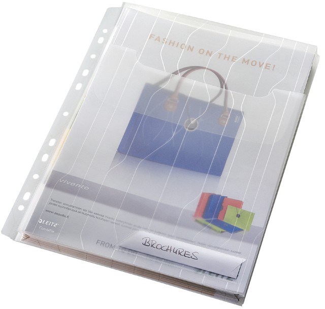 Twin Folder Leitz A4  PP clear