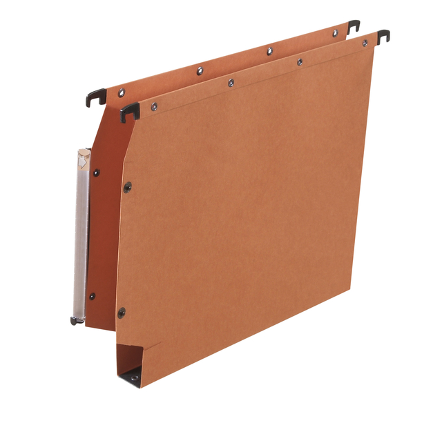 Elba Ultimate A4 Suspension File  Azv With Reinforced Cut Lateral 30 Mmbase; Box Of 25;  Kraft Orange
